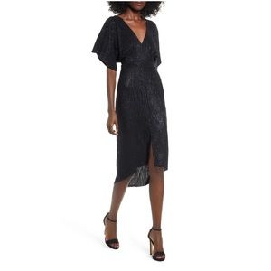 V-neck High/Low Hem Dress - WORN ONCE